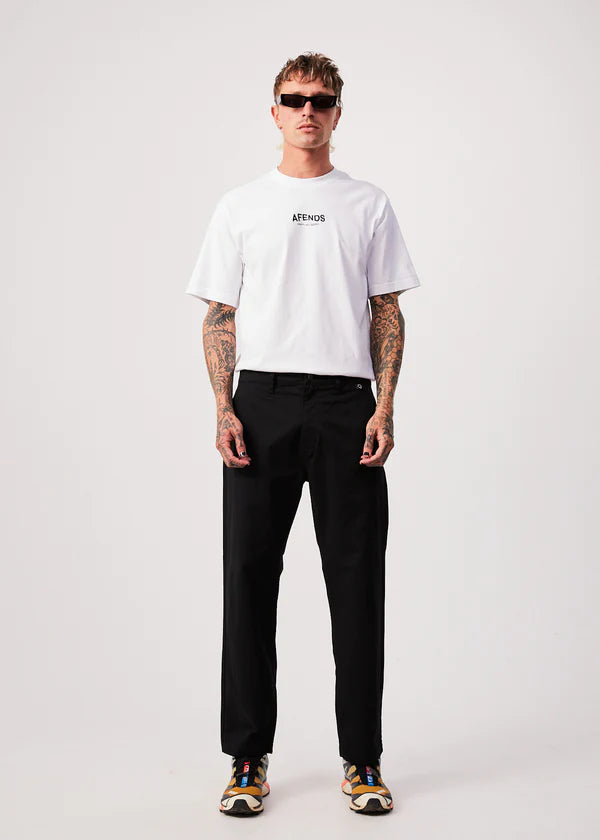 Ninety Twos Recycled Relaxed Chino Pants / Black