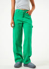 Sleepy Hollow Moss Hemp Twill Carpenter Pant / Forest