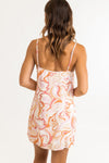 Las Palmas Mini Slip Dress / Rose