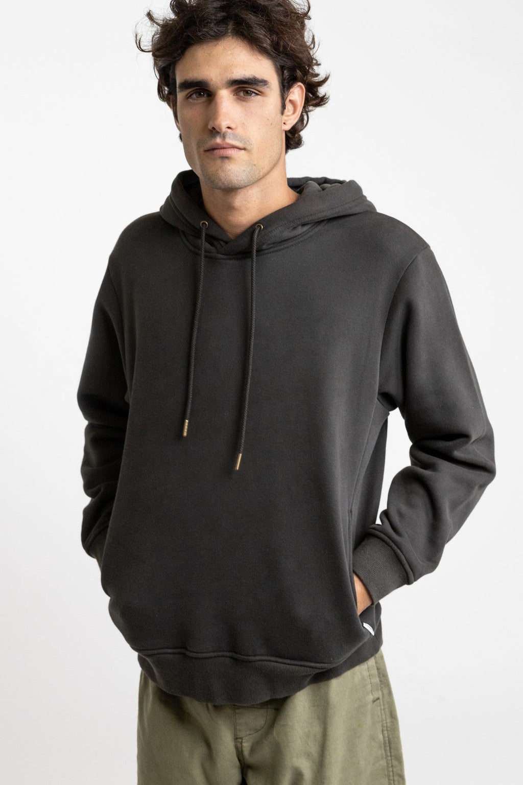 Classic Fleece Hood Vintage Black