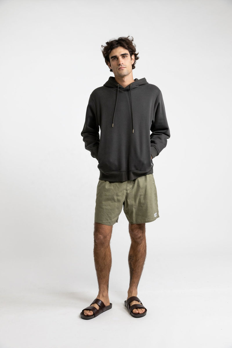 Classic Fleece Hood Vintage Black