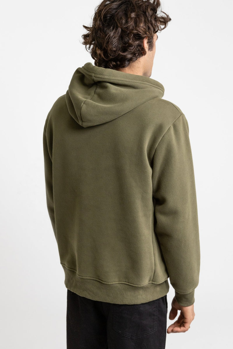 Classic Fleece Hood Olive