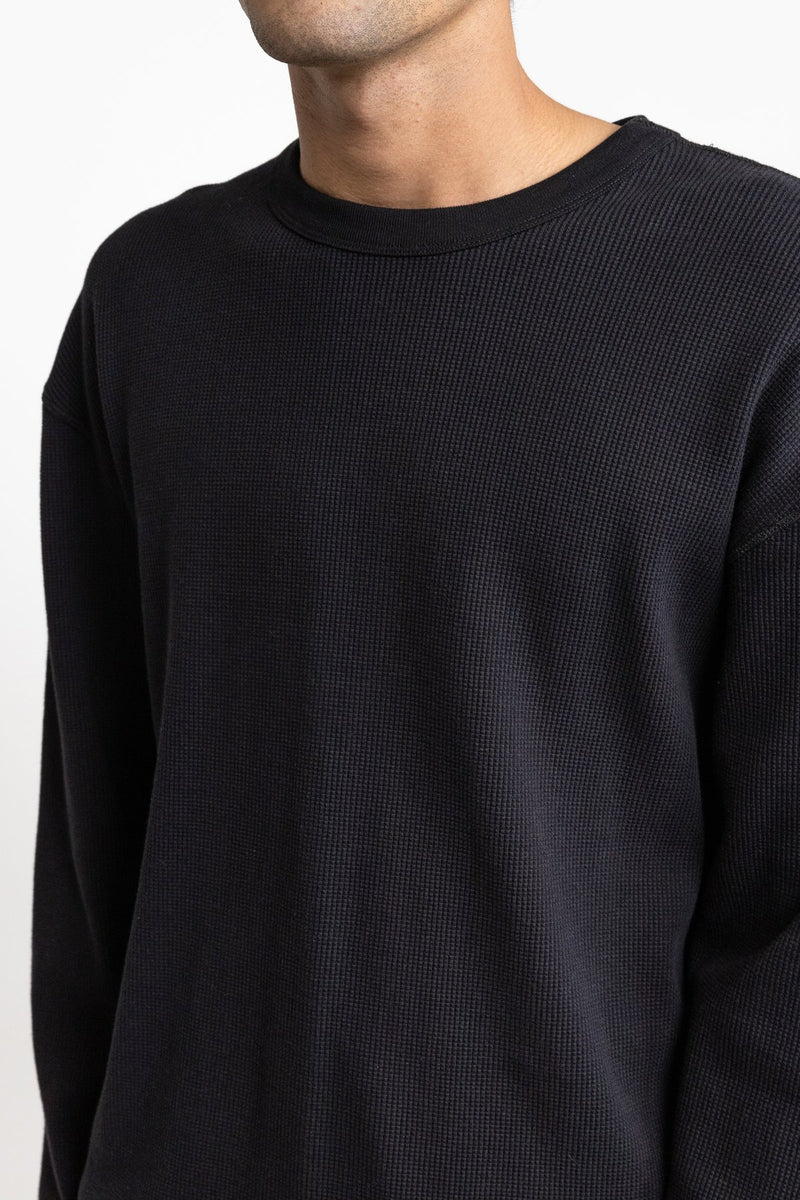 Classic Waffle Knit Vintage Black
