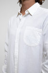 Classic Linen LS Shirt Vintage White