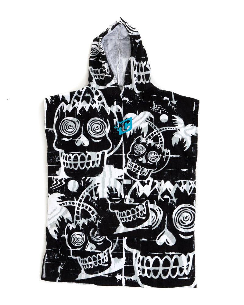 Grom Poncho Black White - AKWA SURF