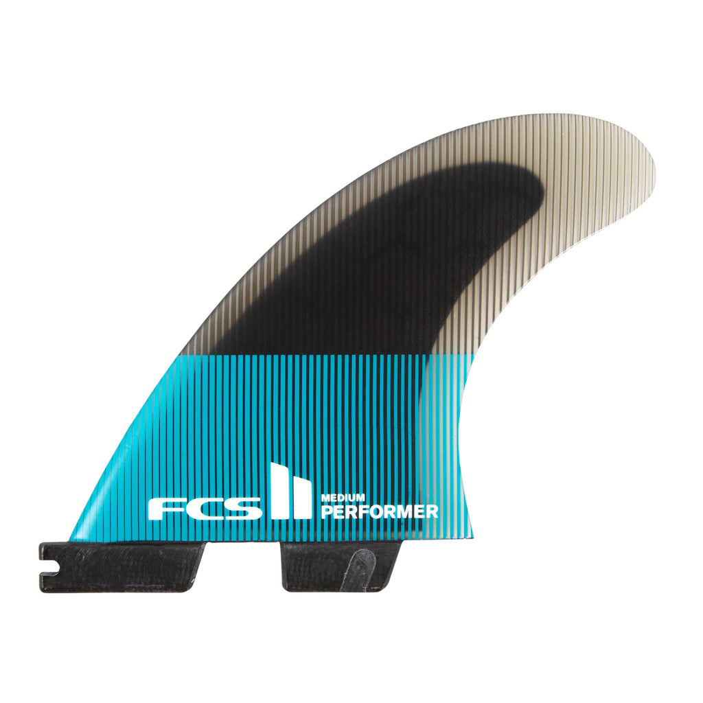 FCS II Performer PC Tri Fins / Teal Black