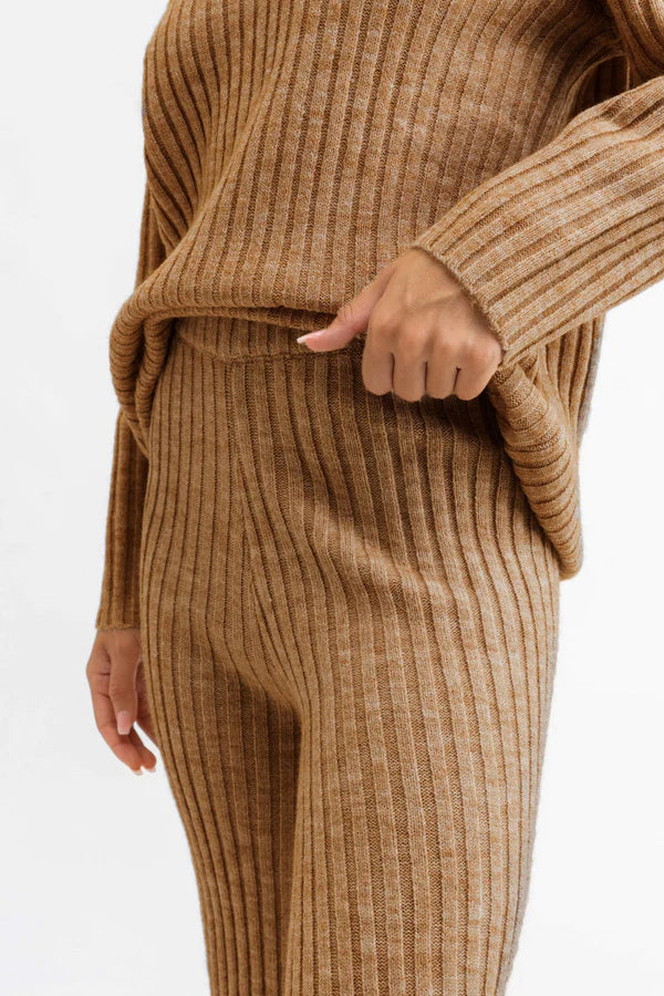 Daisy Knit Pant / Mocha