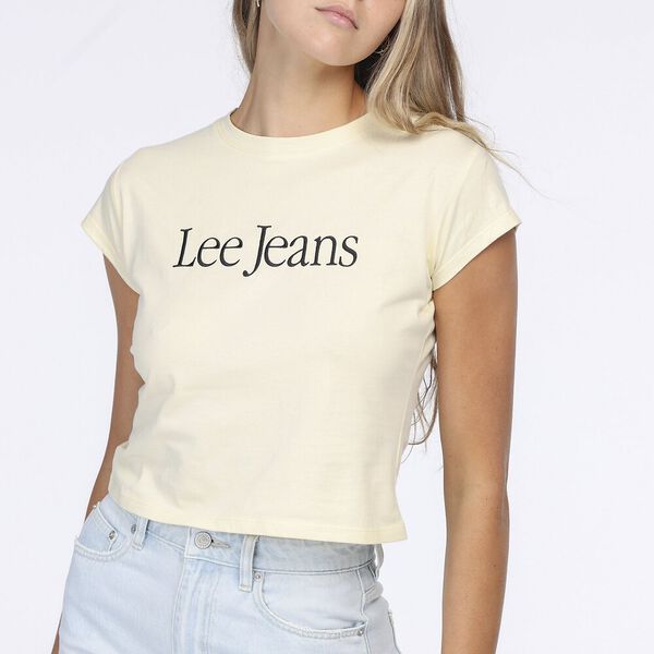 90's Baby Tee / Lemon Icing