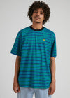 Tyler Hemp Stripe Retro Fit Tee Mully - AKWA SURF
