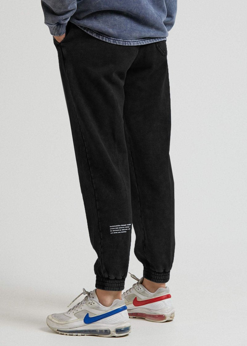 Premium Organic Unisex Sweat Pant Black