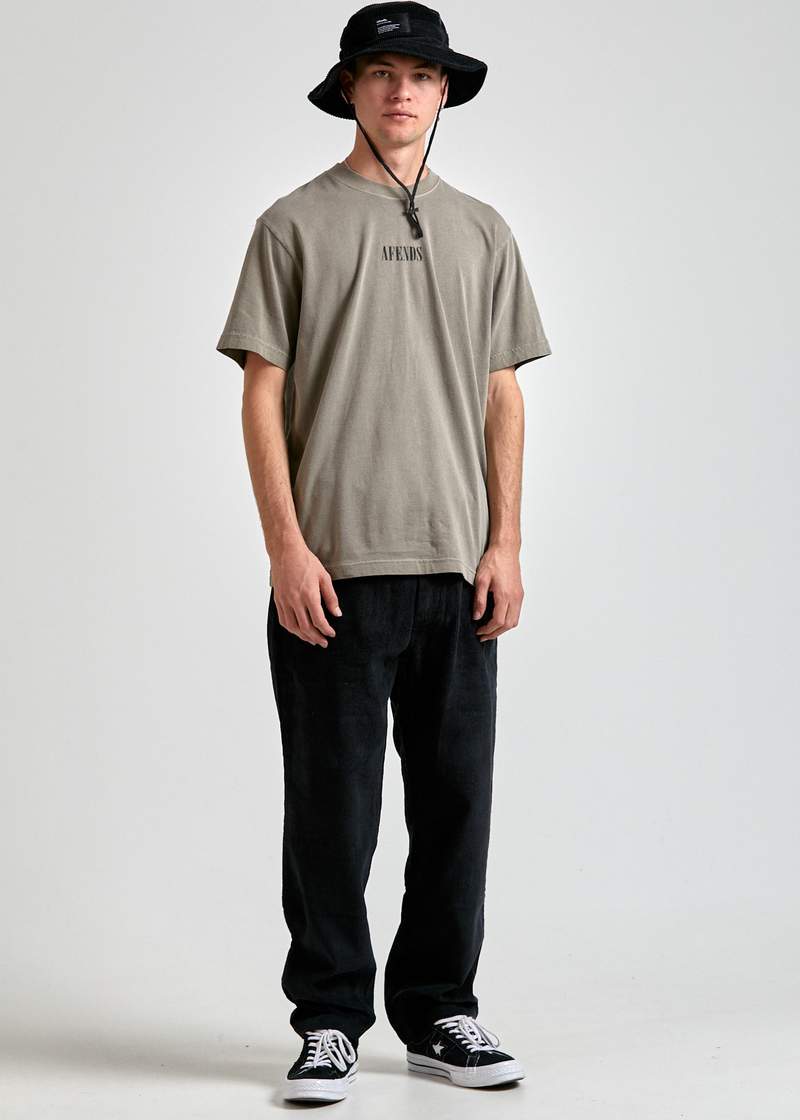 Ninety Twos Hemp Corduroy Relaxed Pant Black