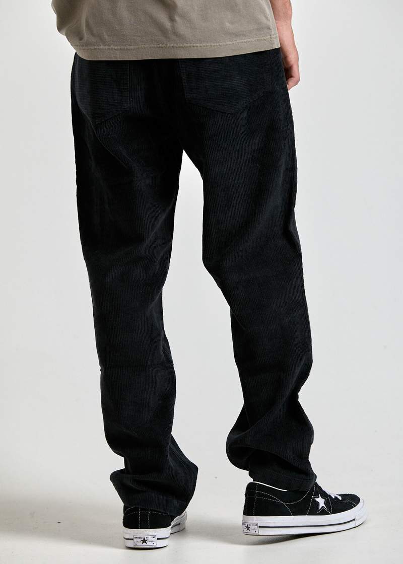 Ninety Twos Hemp Corduroy Relaxed Pant Black