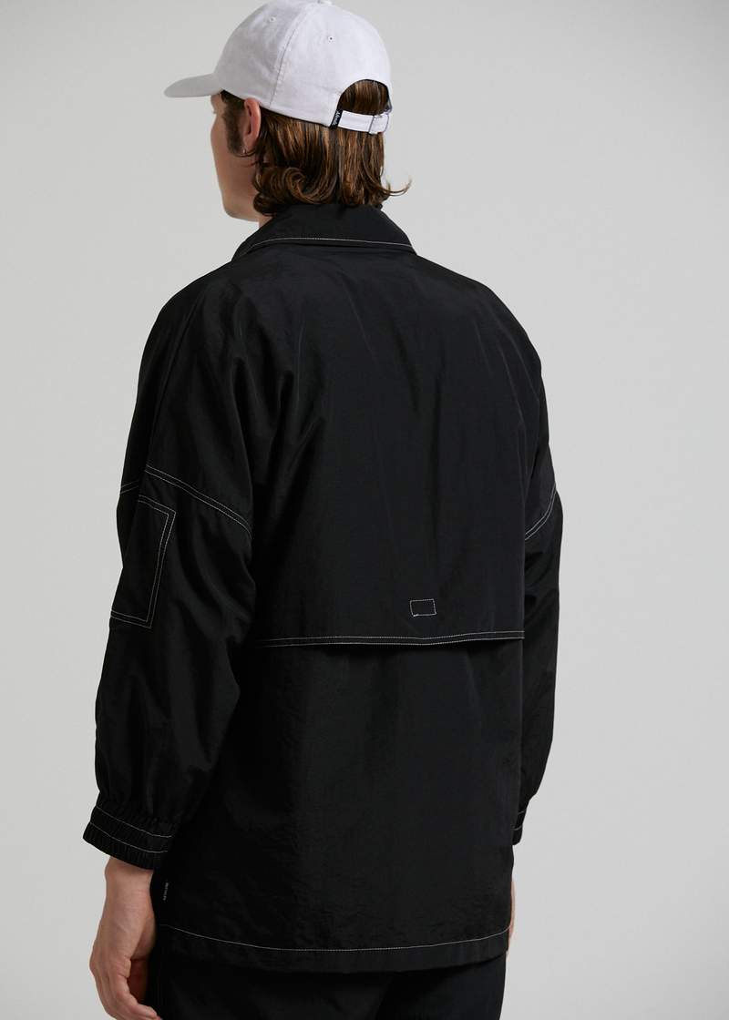 Faded Unisex Spray Jacket Black