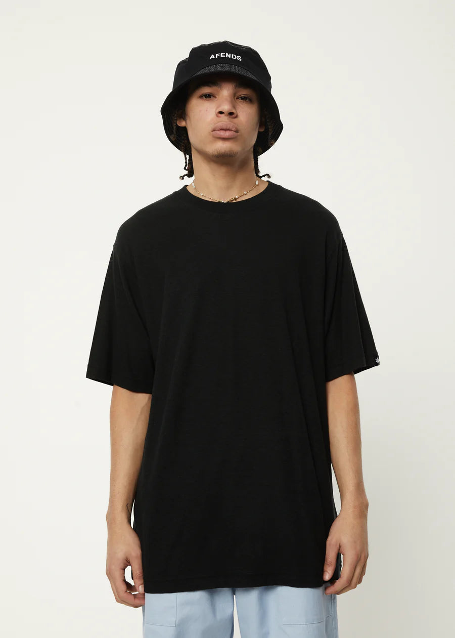 Classic Hemp Retro T-shirt / Black