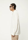 Critical Hemp Cuban Long Sleeve Shirt / White