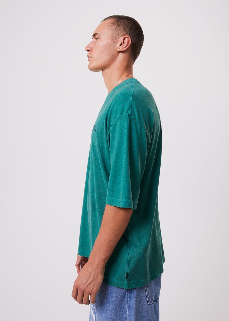 Actual Pain Hemp Oversized Graphic T-shirt / Emerald