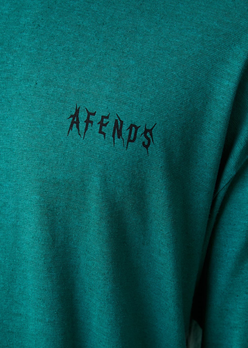 Actual Pain Hemp Oversized Graphic T-shirt / Emerald