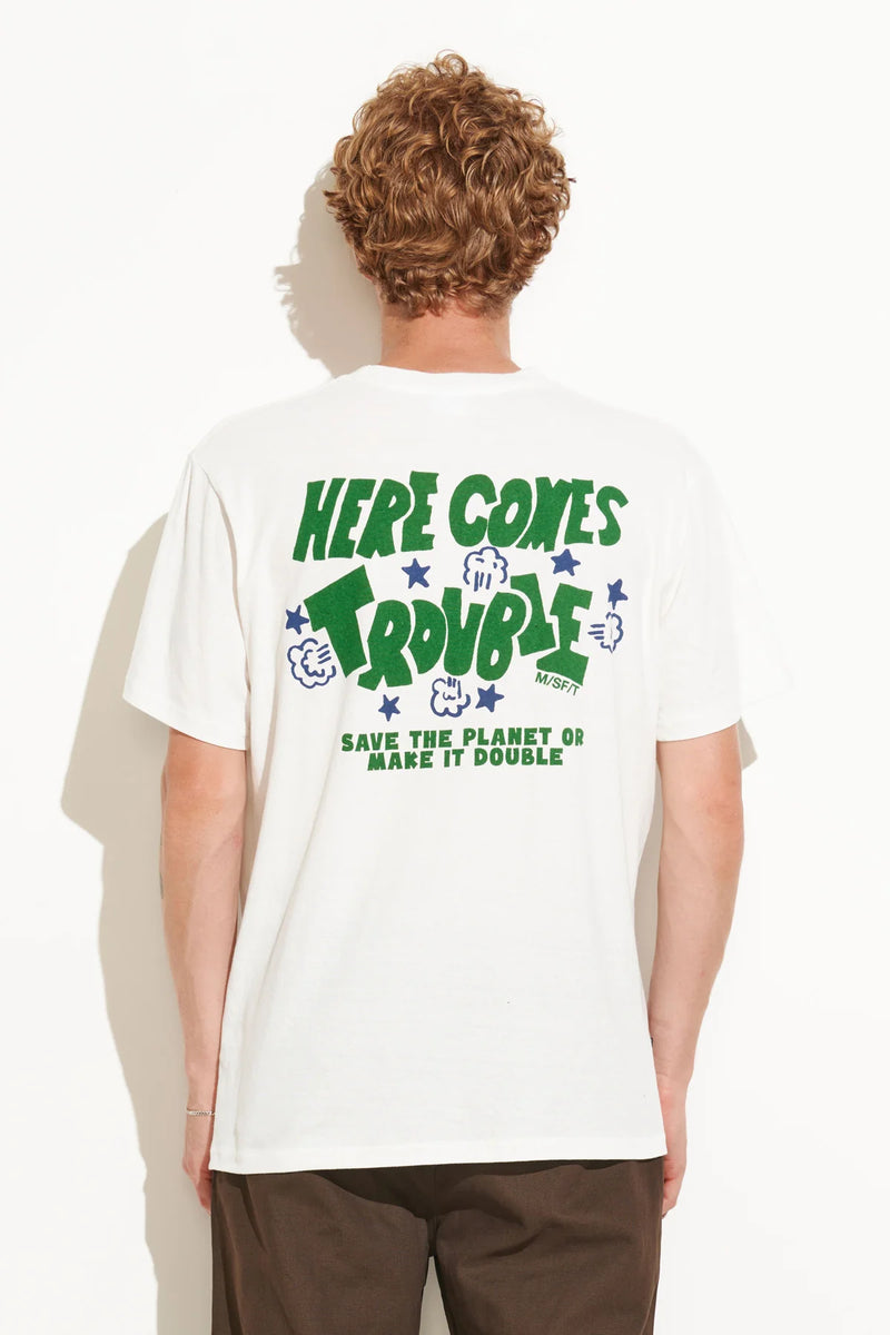 All For Nothing 50/50 SS Tee / Washed White