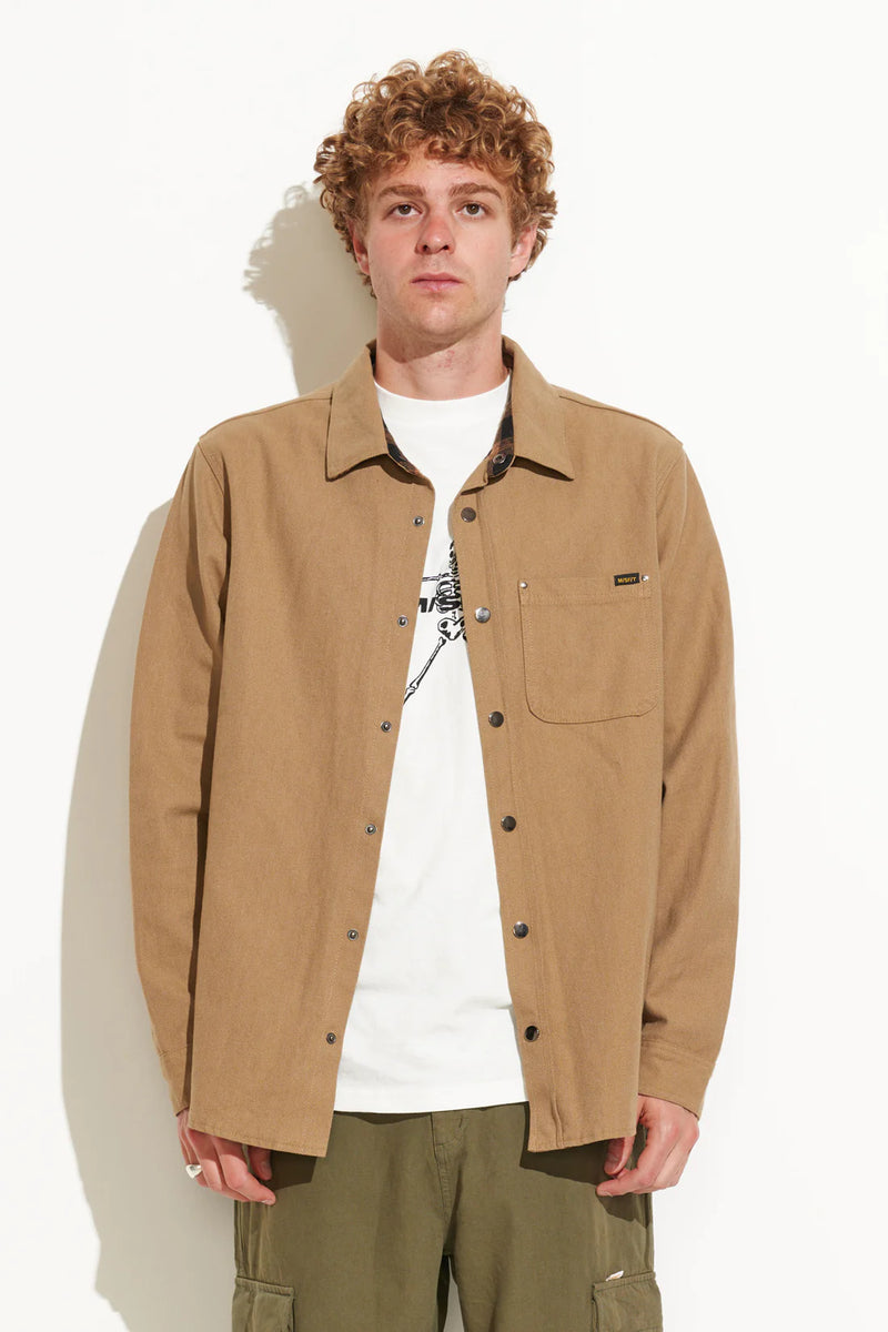 Castor Loom LS OverShirt / Tan