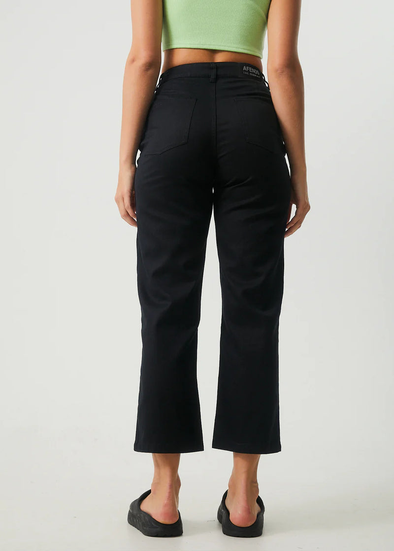 Shelby Hemp Twill Pant Black