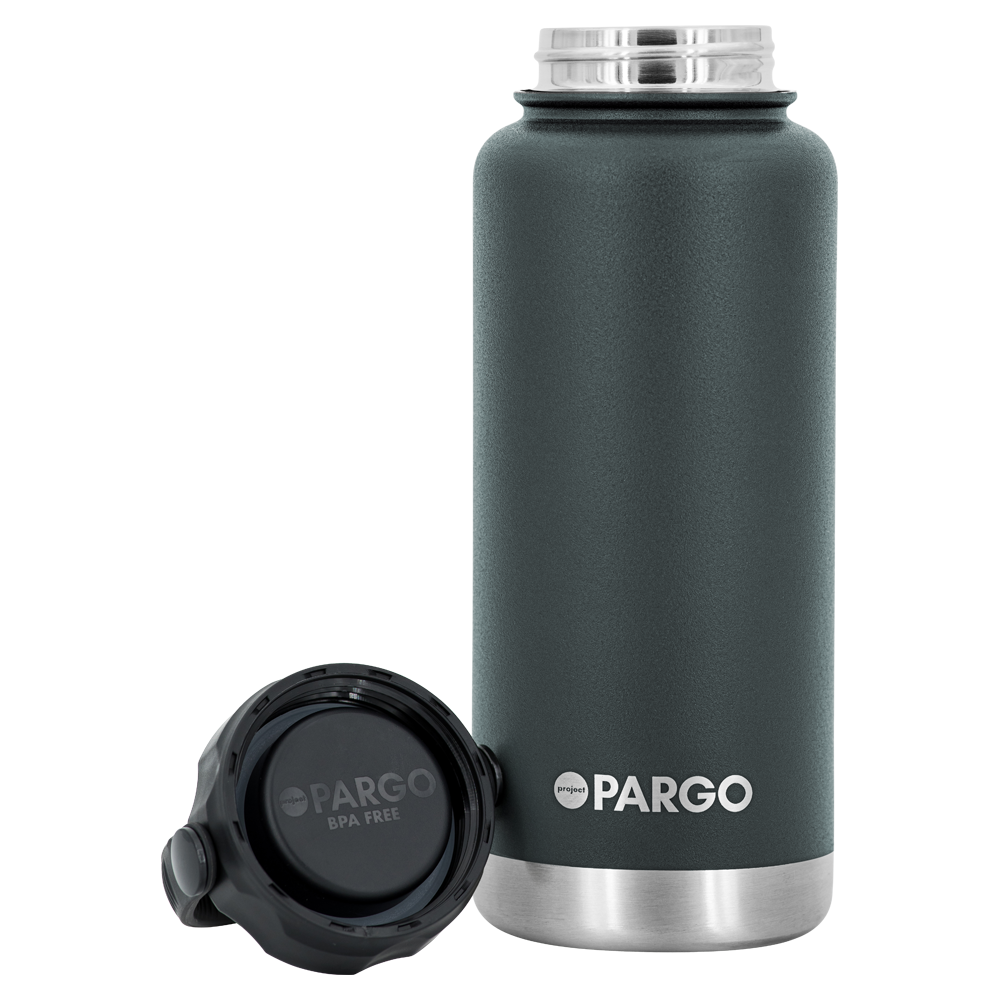 950mL (32oz) Insulated Bottle bbq charcoal - AKWA SURF