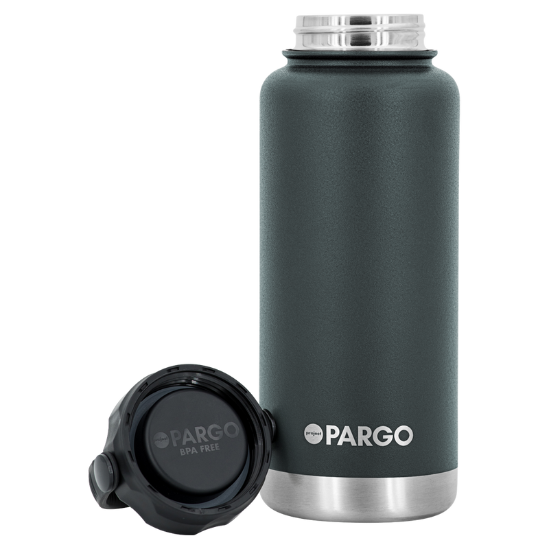 950mL (32oz) Insulated Bottle bbq charcoal - AKWA SURF