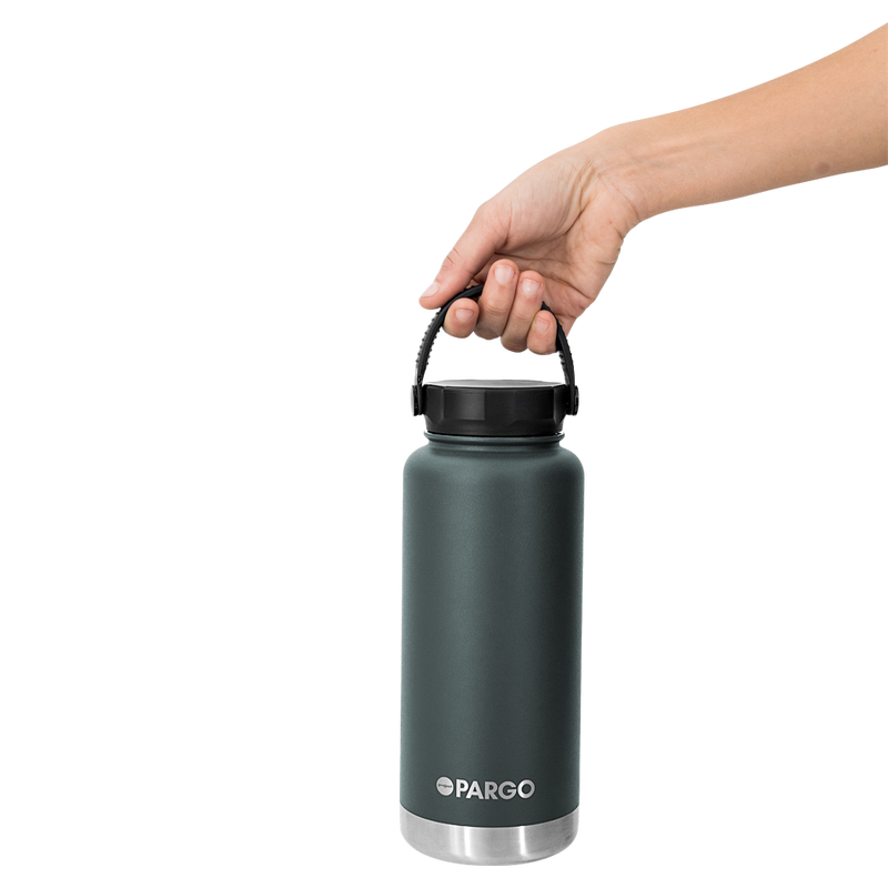 950mL (32oz) Insulated Bottle bbq charcoal - AKWA SURF