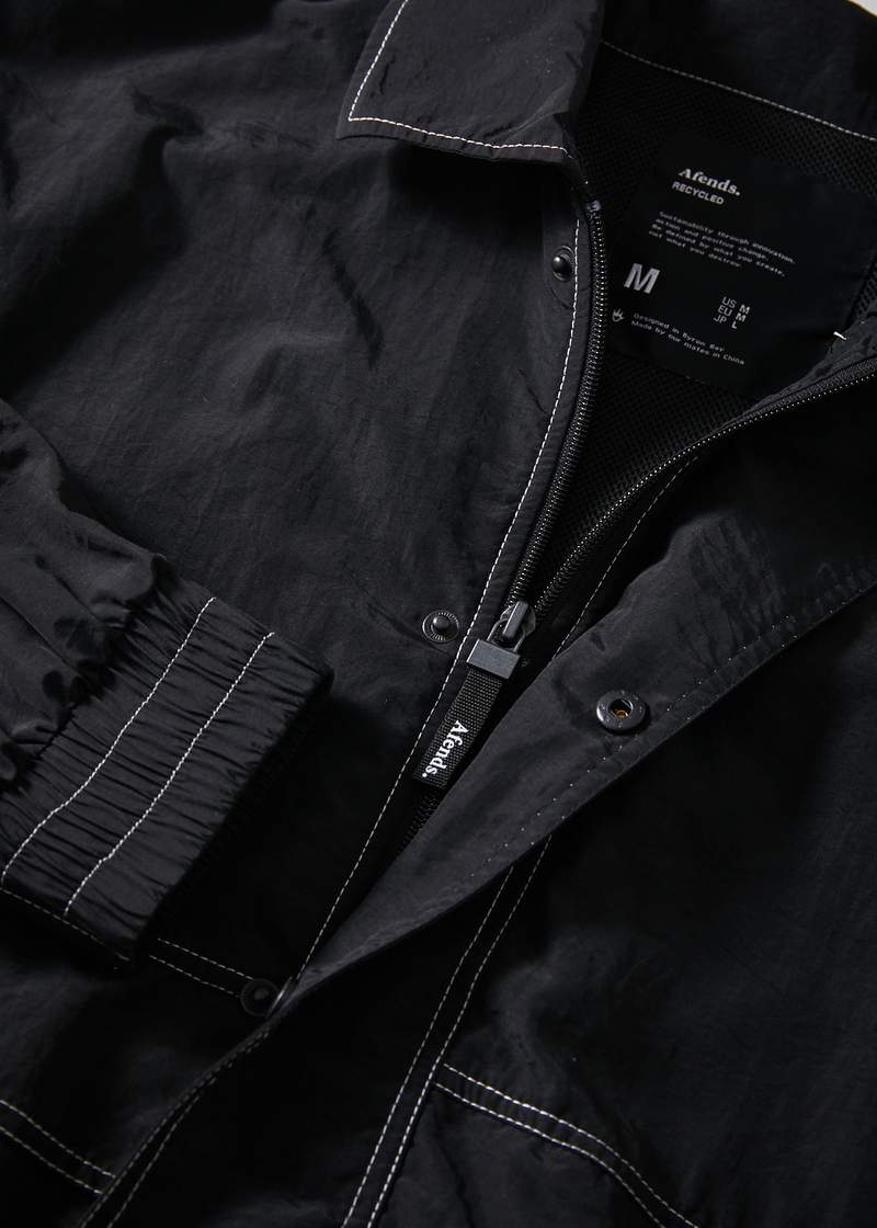 Faded Unisex Spray Jacket Black