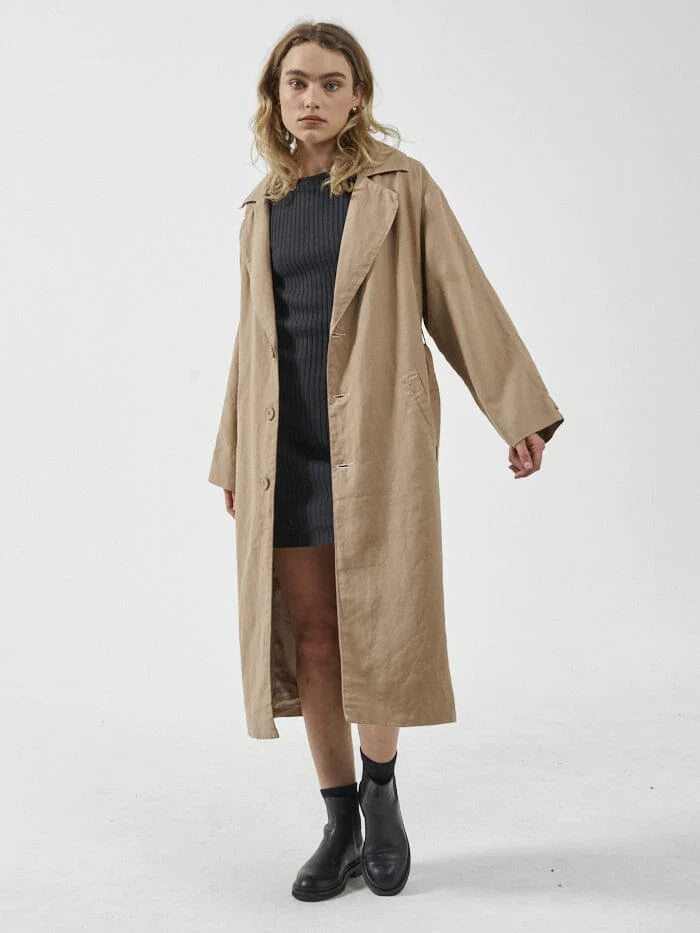 Discovery trench Coat / Faded Khaki