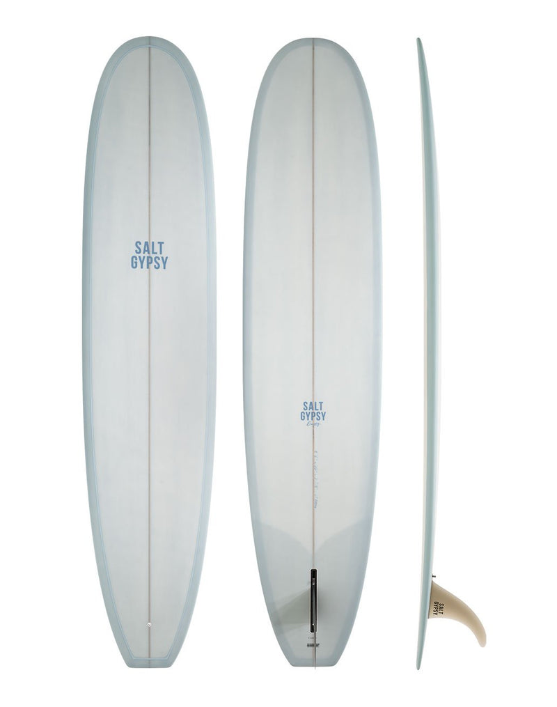 Dusty Retro Longboard Vintage Blue Tint