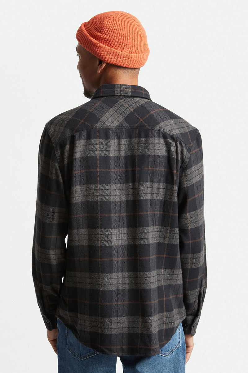 Bowery L/S Flannel Black/Charcoal