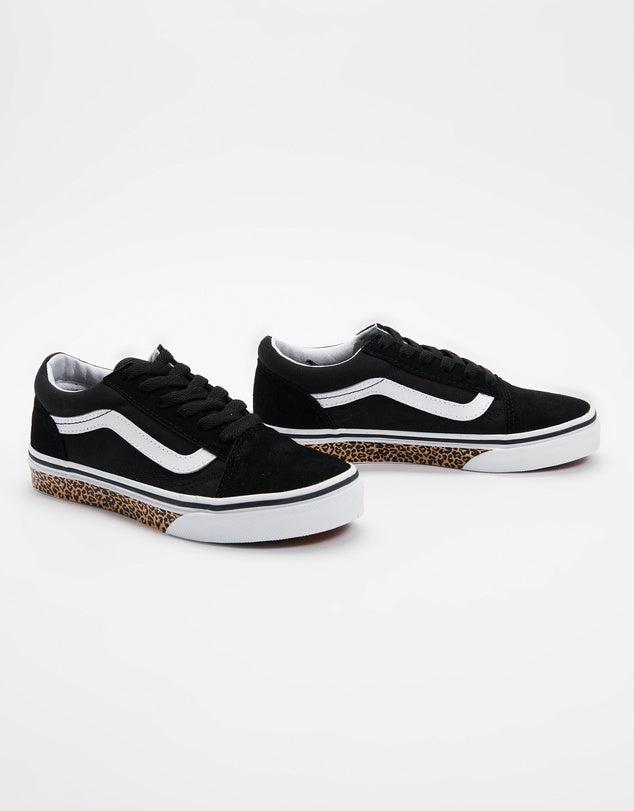 Old Skool Animal Sidewall Leopard/Black