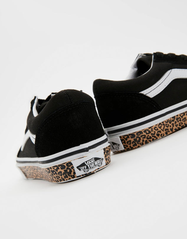 Old Skool Animal Sidewall Leopard/Black