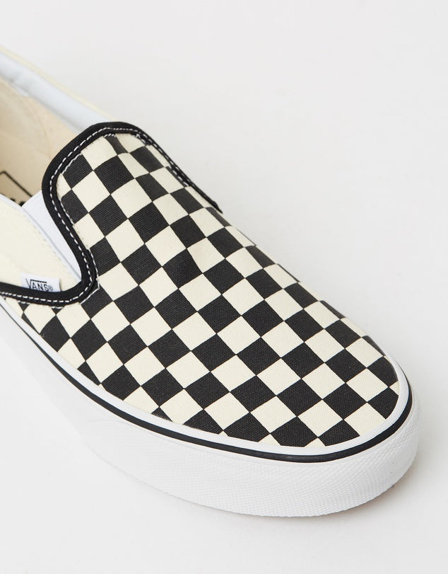 Classic Slip-On Black/White Checkerboard